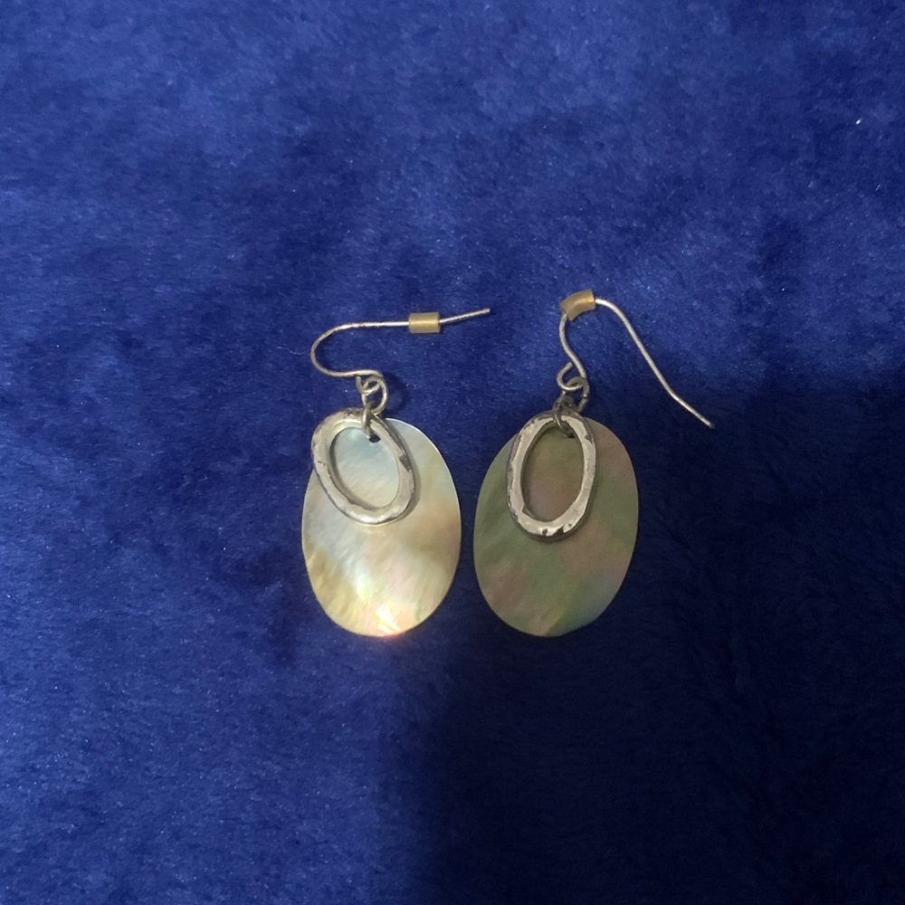 Vintage Mother of Pearl Earrings